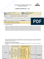 5to - 4ra EXPERIENCIA DE APRENDIZAJE MATEMÁTICA