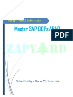 Master Sap Oops Abap: Assignment 2 Submission