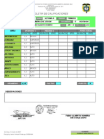 Boletin de Calificaciones: Periodo 1 Period 2 Nota Final