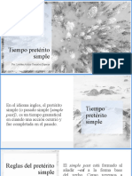 Tiempo Pretérito Simple - Proyecto Ingles