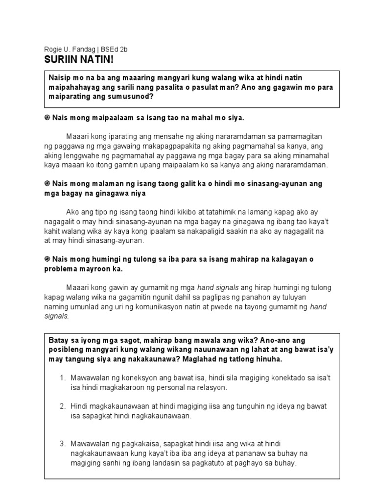 Suriin Natin | PDF