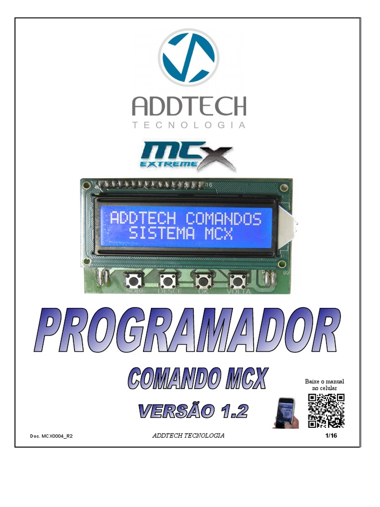 Addtech MCX Versão 1.2 | PDF | Tempo | Motores