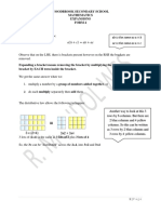 Woodbrook Secondary School Mathematics Expansions Form 4