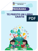 LISTADO DE LIBROS - Programa Te Presto Un Libro Gratis PDF