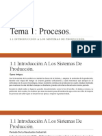 1.1 Introducción de Los Sistemas de Procesos.
