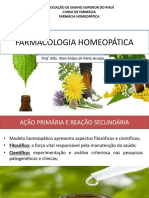 Aula 4 - Farmacologia Homeopática - Adaptado