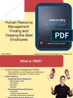 Session 11 - Human Resource Management - Finding and Keeping The Best Employees