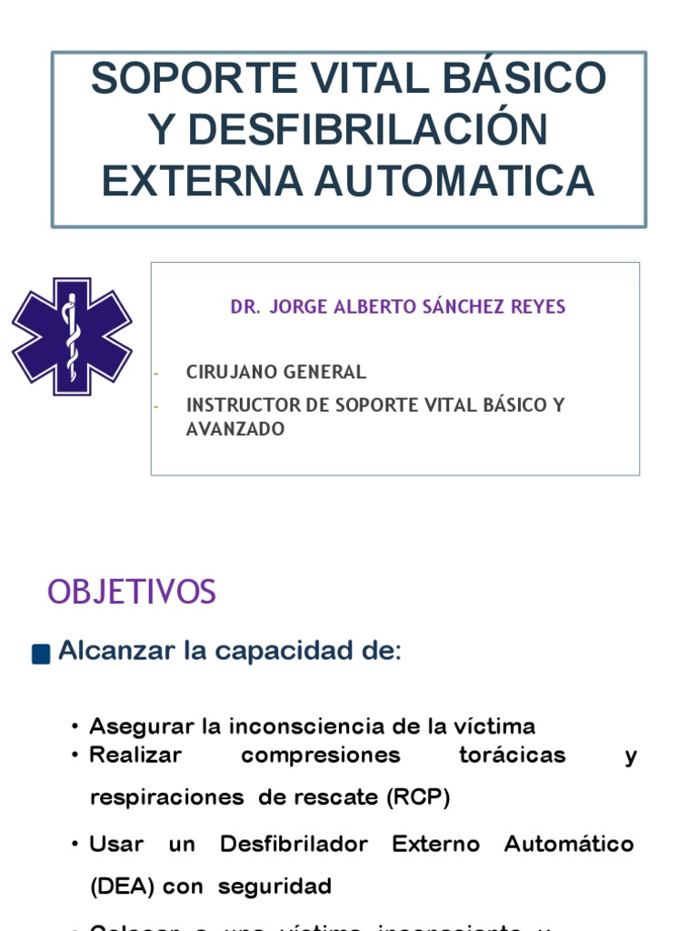 SVB y Dea | PDF | Reanimación cardiopulmonar | Servicios de emergencia