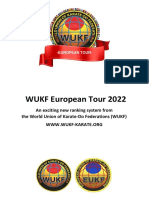 WUKF European Tour 2022: An Exciting New Ranking System From The World Union of Karate-Do Federations (WUKF)