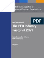 PEO Industry Footprint 2021