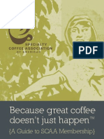 Specialty Coffee Association of America Membership Brochure
