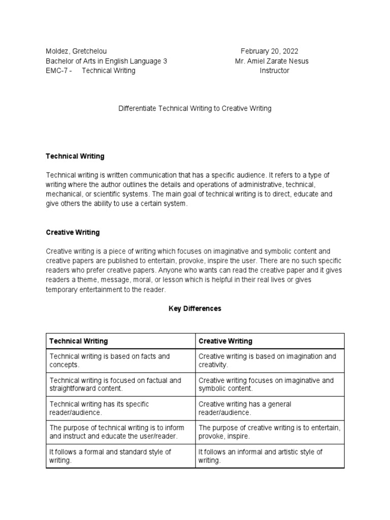 EMC-7 Technical Writing Assignment | PDF | Writing | Graphics