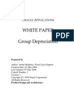 Group Depreciation White Paper