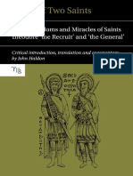 A Tale of Two Saints The Martyrdoms and Miracles of Saints Theodore The Recruit and The General by John Haldon (Transl.)