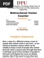 Bidirectional Visitor Counter