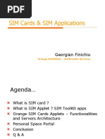 SIM Cards & SIM Applications: Georgian Finichiu