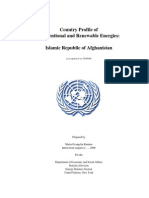 Energy Profile For Afghanistan (2006)