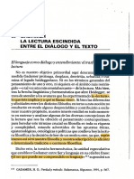 Paco Vidarte - Qué es leer. (GADAMER, pp. 69-104) (1)