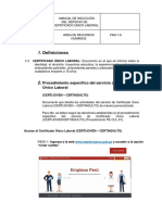 Manual de Indicaciones - Certificado Unico Laboral
