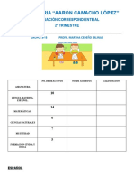 EXAMEN 2o TRIMESTRE, TERCERO DE PRIMARIA.