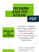 Adverbs and Its Kinds