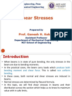 Shear Stresses in beams ppt