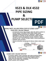 Pipe Sizing & Water Pump Selection