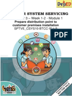 Computer System Servicing: Quarter 3 - Week 1 - 2 - Module 1