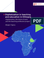 Digitalization in Teaching and Education in Ethiopia