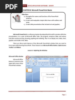 Chapter 8: Microsoft Powerpoint Basics: Objectives