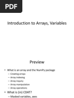 Lesson2 Numpy Arrays