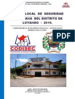 Plan Local de Seguridad Ciudadana Luyando 2019