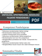 Ontologi, Epistimologi, Aksiologi Filsafat Pendidikan Islam: Staias Demung Besuki Situbondo