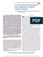 Research On A Transverse-Flux Brushless Double-Rotor Machine For Hybrid Electric Vehicles