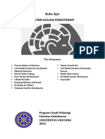 Buku Ajar Materi Kuliah Psikoterapi: Program Studi Psikologi Fakultas Kedokteran Universitas Udayana 2016