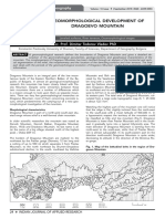 Geomorphological Development of Dragoevo Mountainq