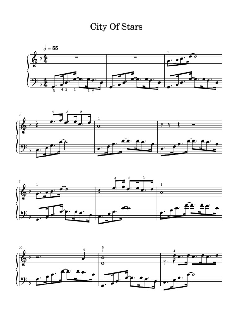City of Stars Easy | PDF