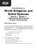 SHS IWRB M1 - Understanding Belief System