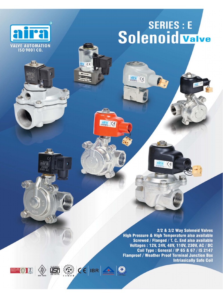 Aira Solenoid Valves PDF