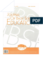 Journal of Baltic Science Education, Vol. 4, No. 1, 2005