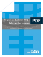 Request for Quotation (RFQ) for Services-Interior Designer