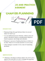 Principles and Practices of Management: Chapter-Planning