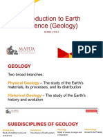 GEO01 - CO1.2 - Introduction To Earth Science (Geology)