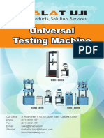 Katalog Universal Testing Machine