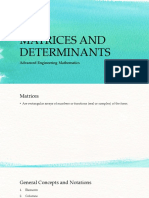 Matrices and Determinants