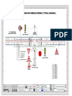 Minor Junctions With Median Opening