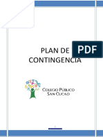Plan de Contingencia Del CP San Cucao - 9 de Febrero - Con Protección de Datos