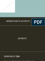 Introduction To Electricity