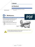 Upper Yarn Sensor 1 Adjustment Standard: 1-1 VOS Settings