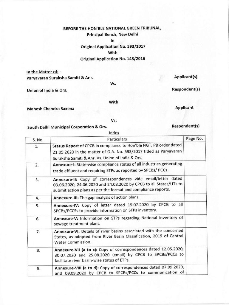 Cetp STP Report NGT | PDF | Landfill | Water